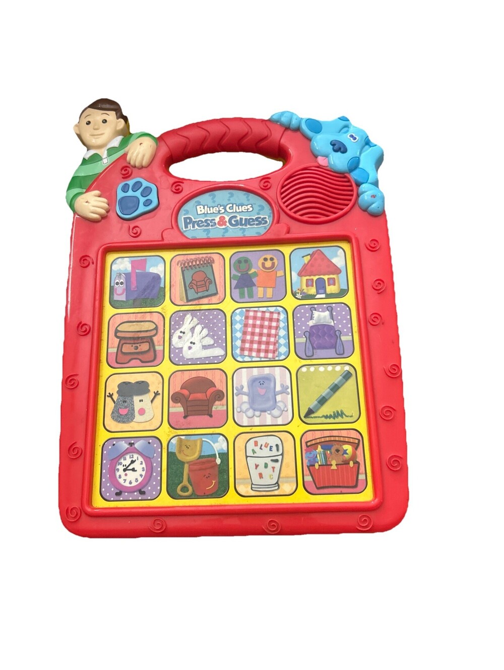 Blues Clues Press And Guess Learning Game 1998 Vintage WORKS!